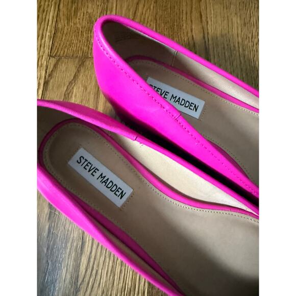 Steve Madden Cherish Pink Block Heels Size 8.5 - Picture 2 of 7
